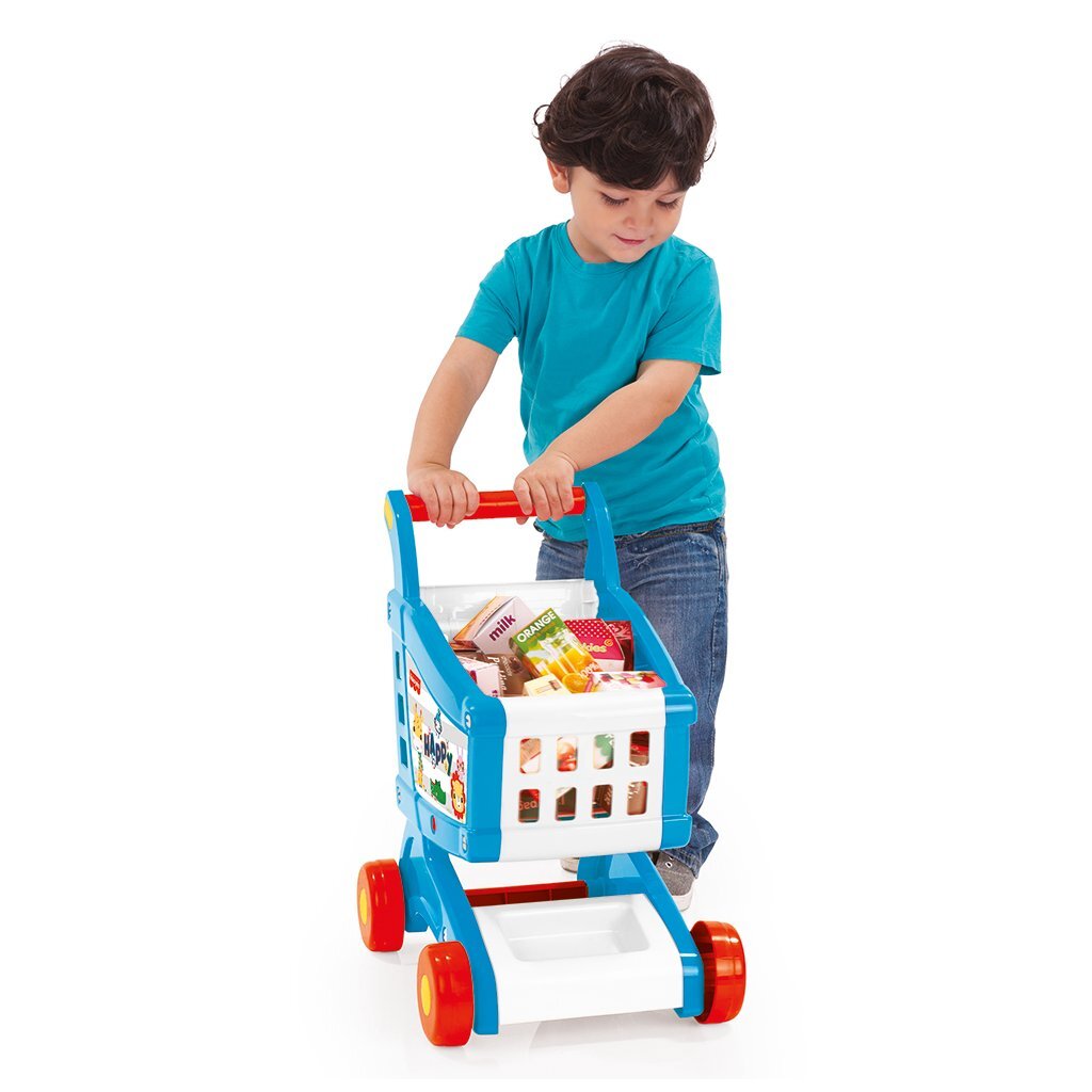 Dolu Fisher Price Warenkorb + Zubehör weiß blau rot