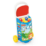 Dolu Fisher Price Trolley mit Bällen 25 Stück