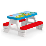 Dolu Fisher Price Picknicktisch rot weiß blau