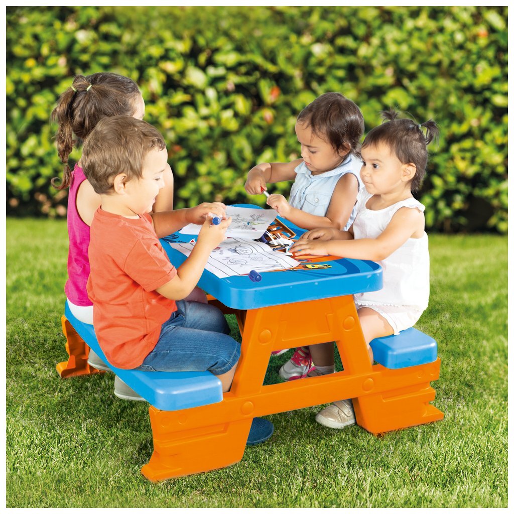Dolu Hot Wheels Picknicktisch blau orange
