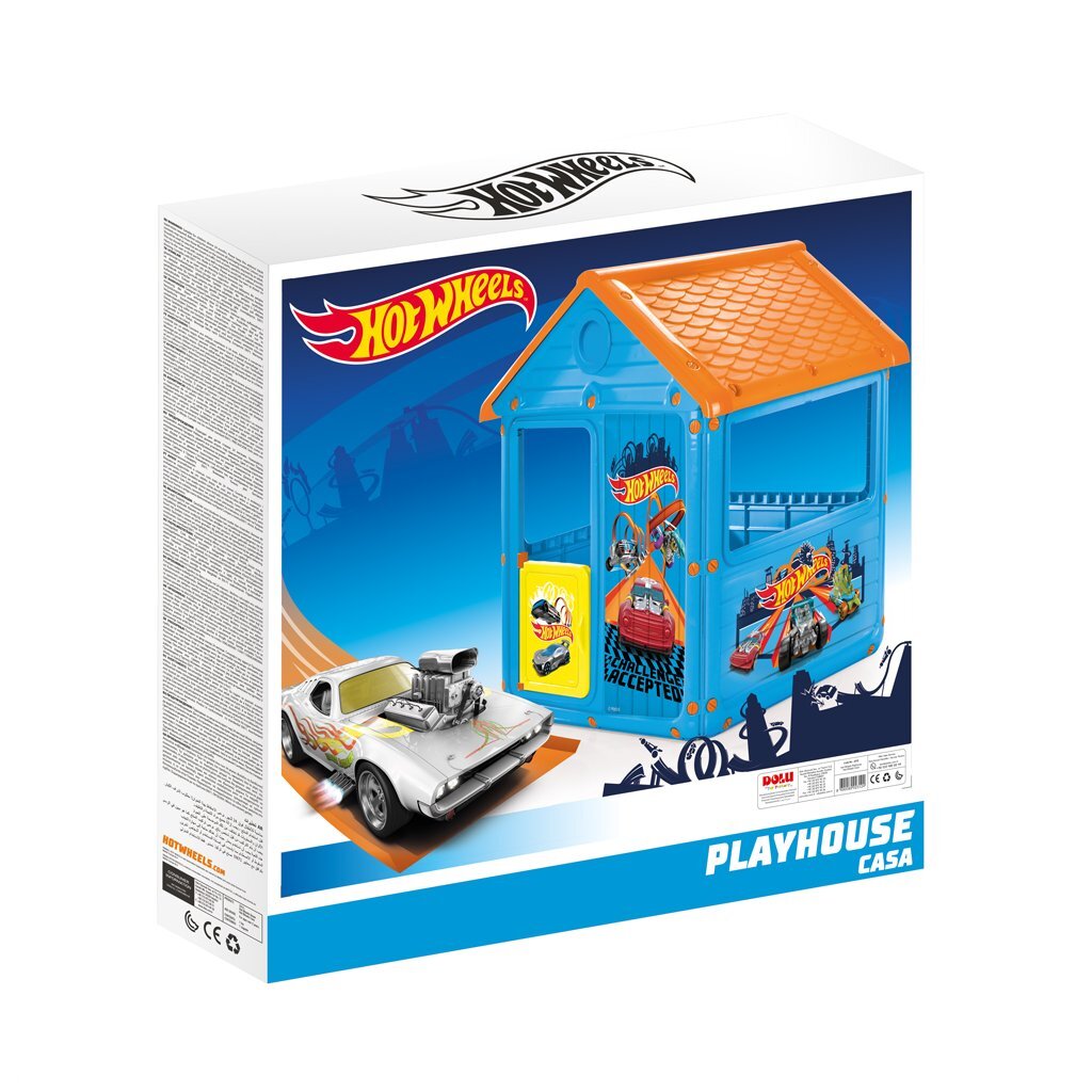 Dolu Hot Wheels Spielhaus 125x100x104 cm blau orange