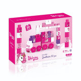 Dolu Dolu Unicorn JumBlocks Zug mit 50 Blöcken Pink