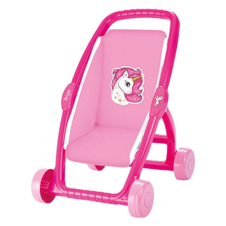 Dolu Einhorn Kinderwagen rosa