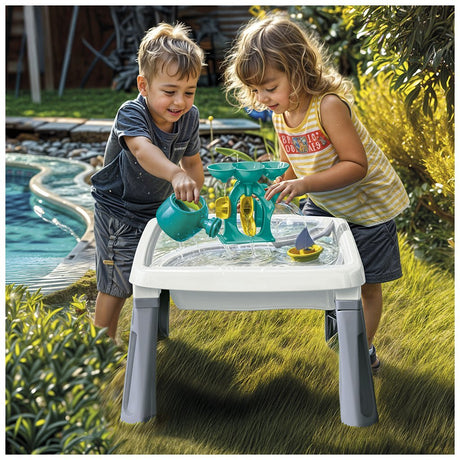 Dolu Sand Wassertisch + Zubehör weiß grau