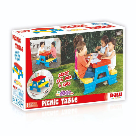 Dolu Picknicktisch 43x77x71 cm