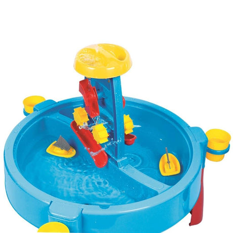 Dolu 2-in-1 Wassertisch Sandtisch mit Zubehör blau rot gelb 98x98x77cm