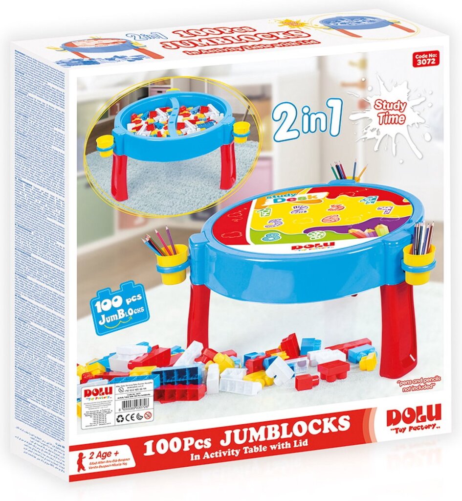 Dolu-Aktivitätstisch inklusive 100 Blöcken