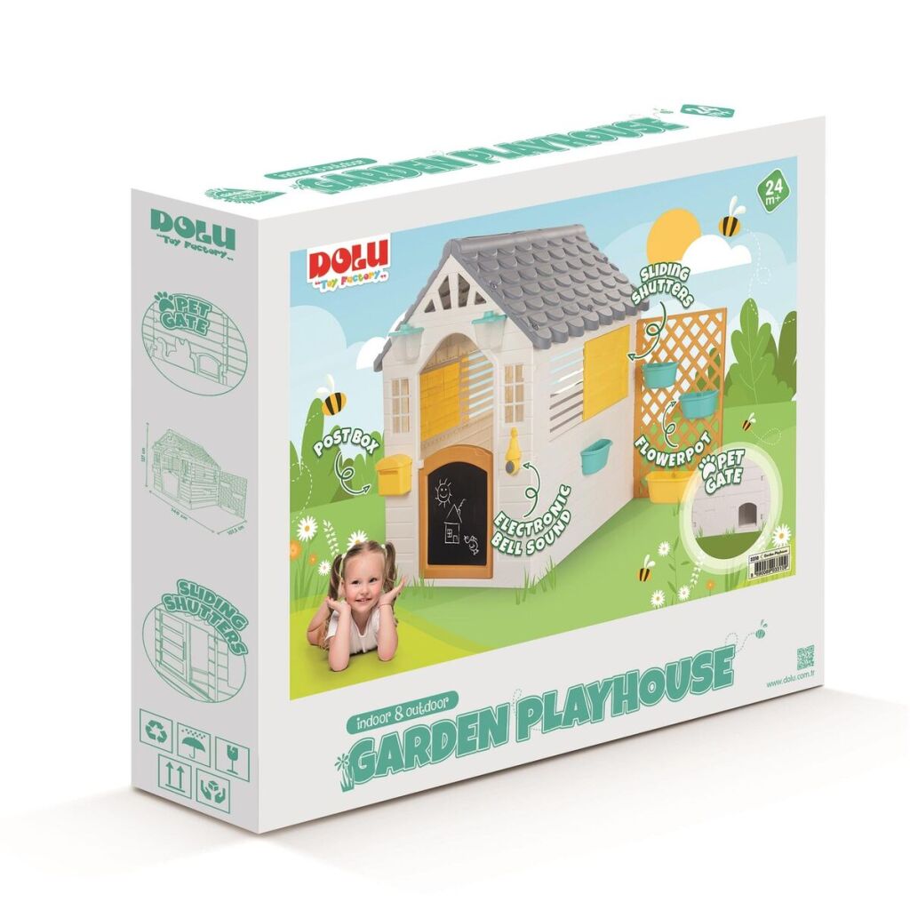 Dolu 3310 Gartenspielhaus mit Zubehör 140x127x107,5cm
