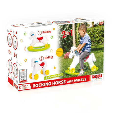 Dolu Schaukelpferd und Lauffigur 2 in 1