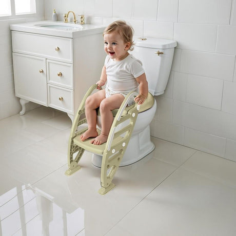 Dolu Nuve rutschfester Toilettenleiter-Adapter 61 x 39 x 58 cm, pastellgrün