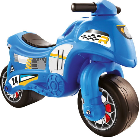 Dolu mein erstes Laufmotorrad blau