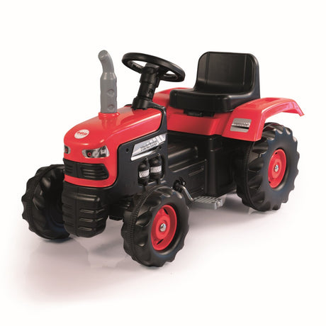 Dolu Trettraktor mit Hupe rot schwarz