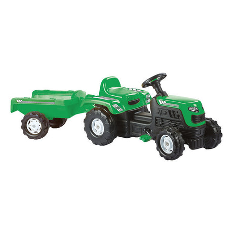 Dolu Trettraktor mit Anhängerhupe grün schwarz