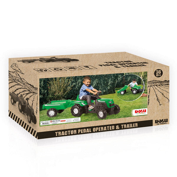 Dolu Traktor Ranchero mit Anhänger grün