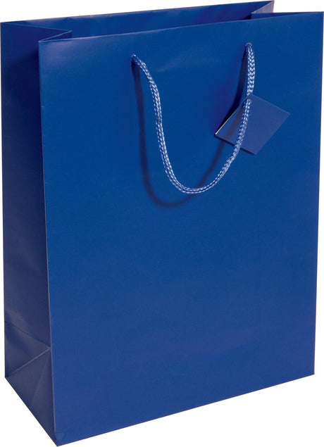 Sigel Geschenktüte groß 260x330x120mm ultramarinblau