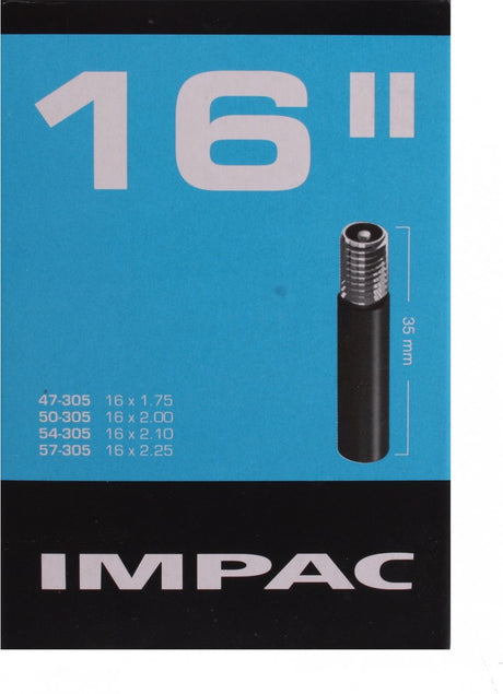 Impac Innenrohr (von Schwalbe) AV16 16x1.75 2.35 Etro 47 57-305, Ventil: Schrader Auto 35 mm