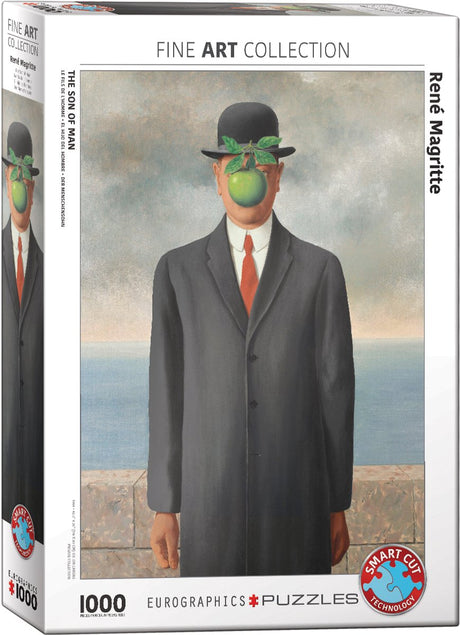 Eurographics – Der Sohn des Menschen [le fils de l'homme] – René Magritte – 1000 Teile 48 × 68 cm (B × H) – Kunstpuzzle