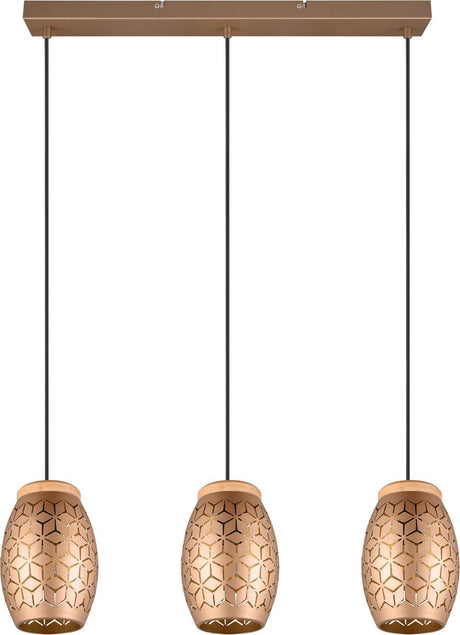 Rl lebe dein Licht Reality Bidar - Hängelampe - Kaffee - exkl. 3x E27 28W
