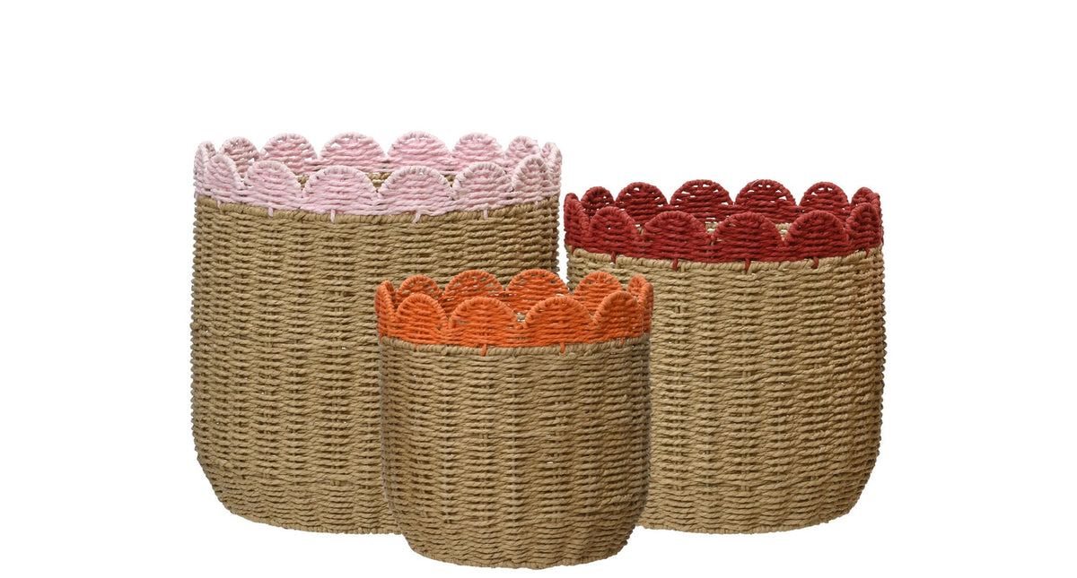 Set a 3 mand papiertouw kleuren multi 38cm x 38cm