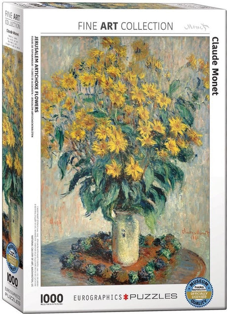 Eurographics – Topinamburblüten [Topinambur] – Claude Monet – 1000 Teile 48×68cm (B×H) – Kunstpuzzle