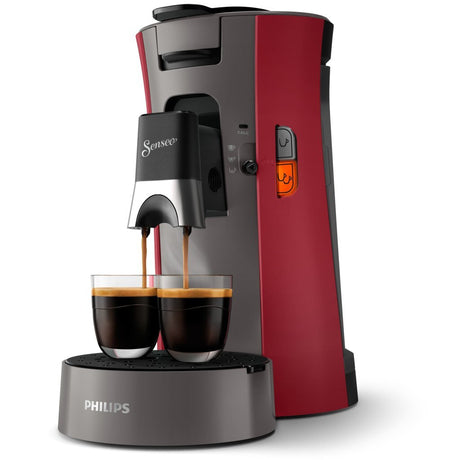 Philips CSA230 90 Senseo Select Kaffeepadmaschine rot grau