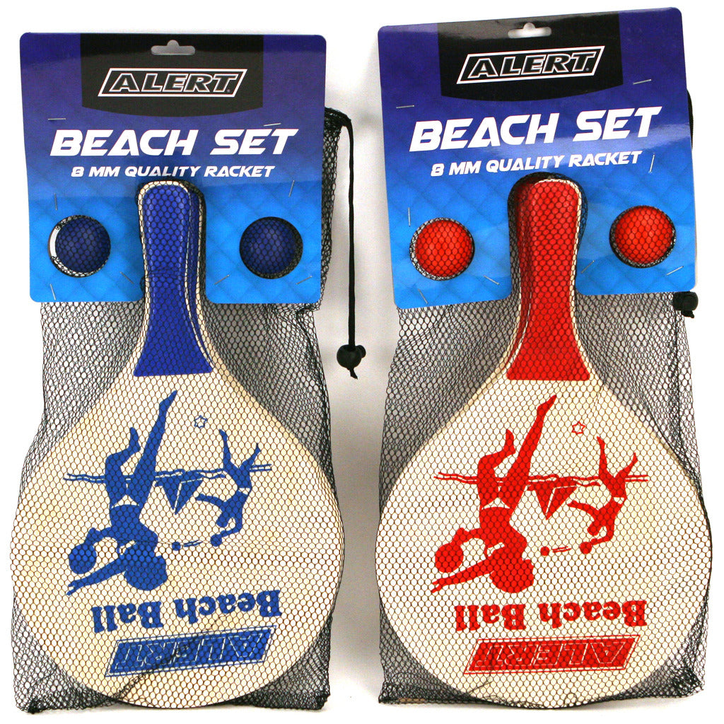 Alert Outdoor Beachball-Set Holz Deluxe | 2 Stk