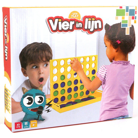 Lasst uns zu viert in einer Reihe spielen