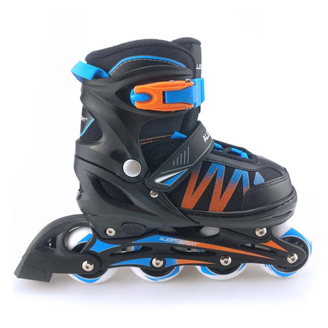 Alert Inline-Skates Größe 39-42 blau orange schwarz