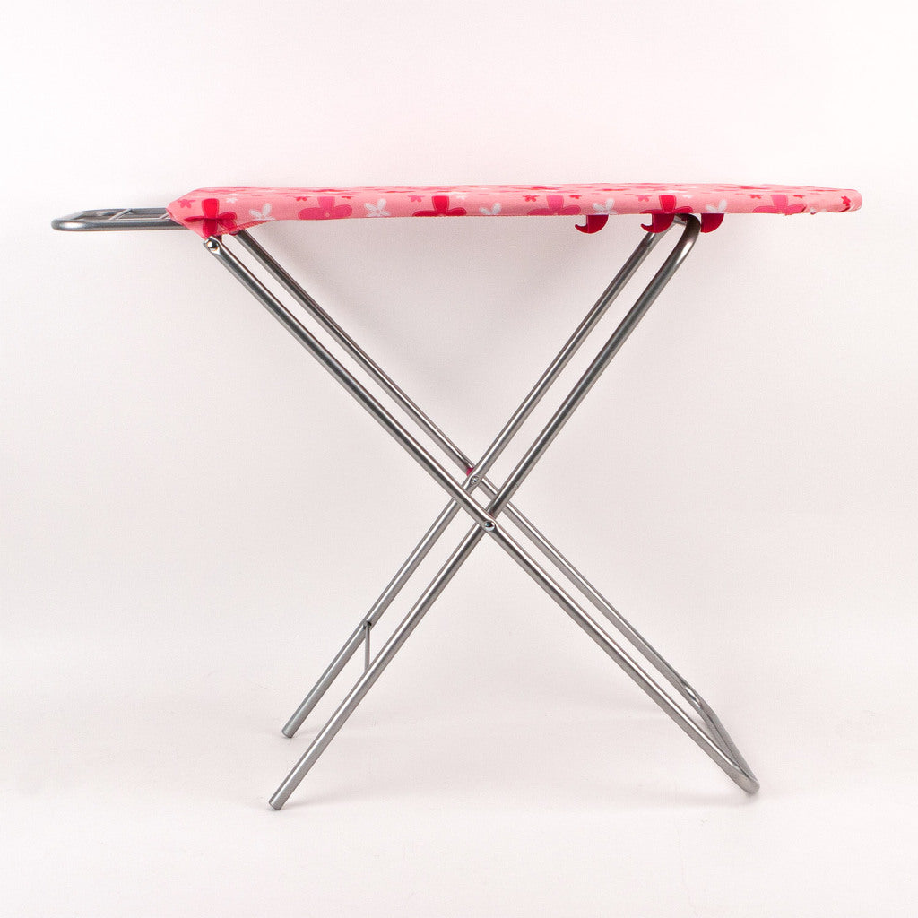 Basic Bügelbrett 71x60 cm Silber Pink