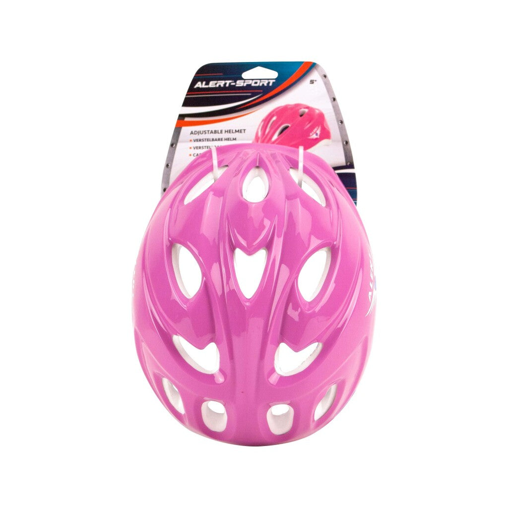 Alert Sport verstellbarer Helm rosa