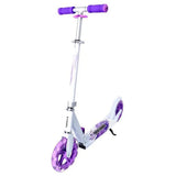 Alert Spinout-Roller aus Aluminium mit großen Rädern, weiß-lila