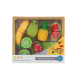 Einfaches Obstschneideset mit Klettverschluss in Box