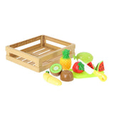 Einfaches Obstschneideset mit Klettverschluss in Box