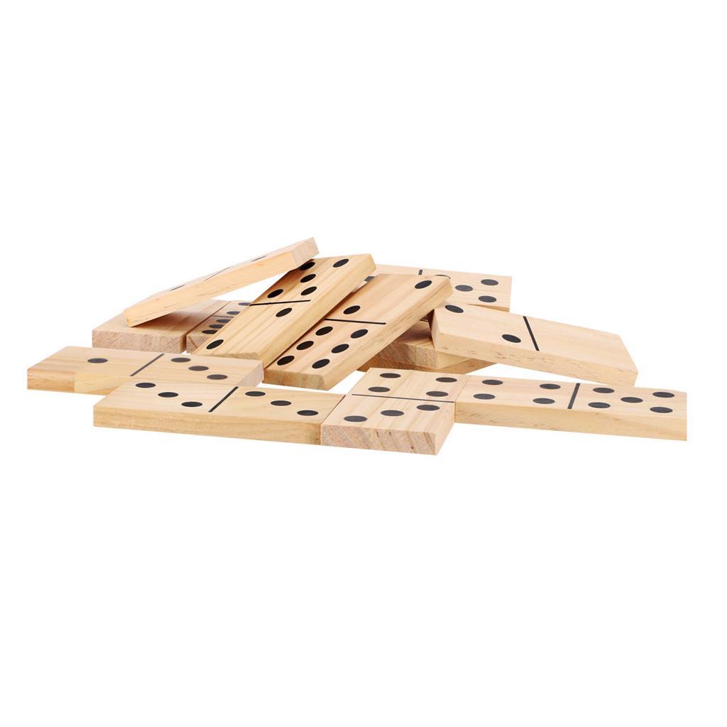 Alert Outdoor-Spiel Domino XL Holz 7,5 x 15 cm 7,5x15cm