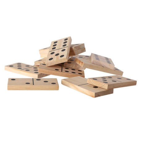 Alert Outdoor-Spiel Domino XL (Holz) – 7,5 x 15 cm