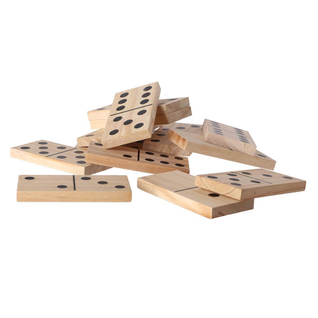 Alert Outdoor-Spiel Domino XL Holz 7,5 x 15 cm 7,5x15cm