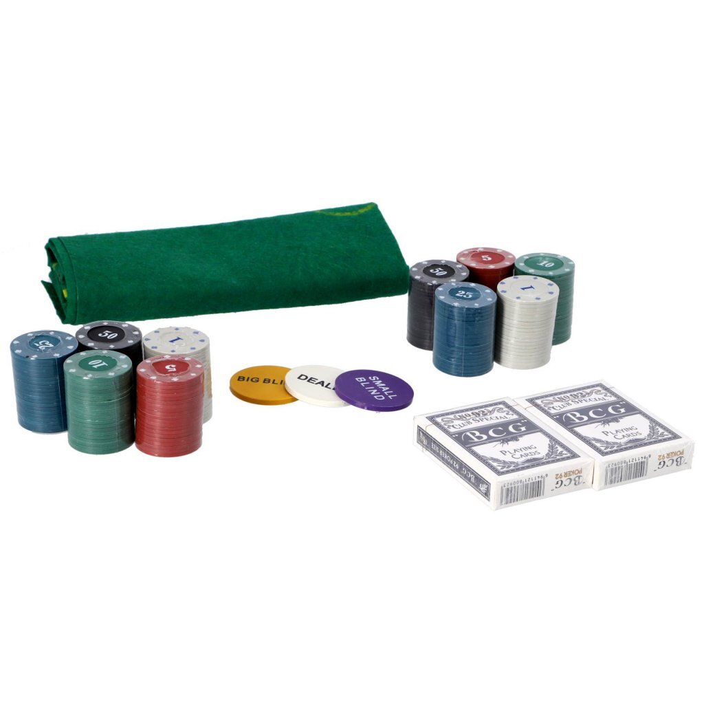 Keine Marke Pokerset in Dose 200 Stück