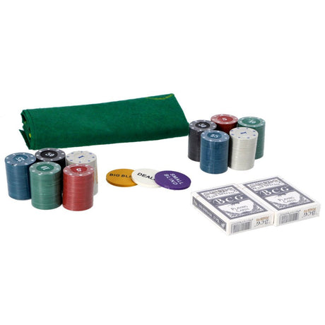 Keine Marke Pokerset in Dose 200 Stück