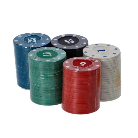 Keine Marke Pokerset in Dose 200 Stück