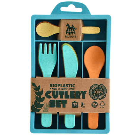 Andere Marken mlitoys Biokunststoff-Besteckset 17-teilig