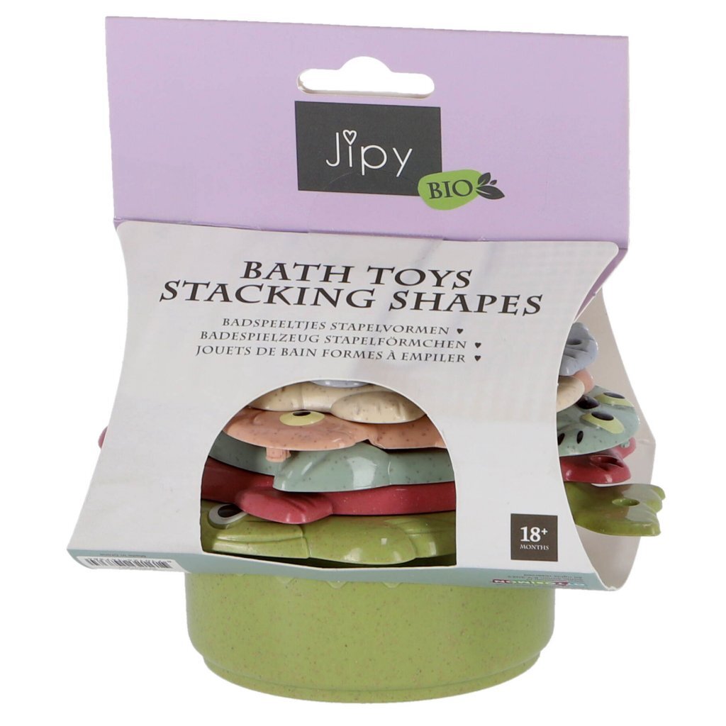 Jipy Biokunststoff-Stapelform-Badespielzeug