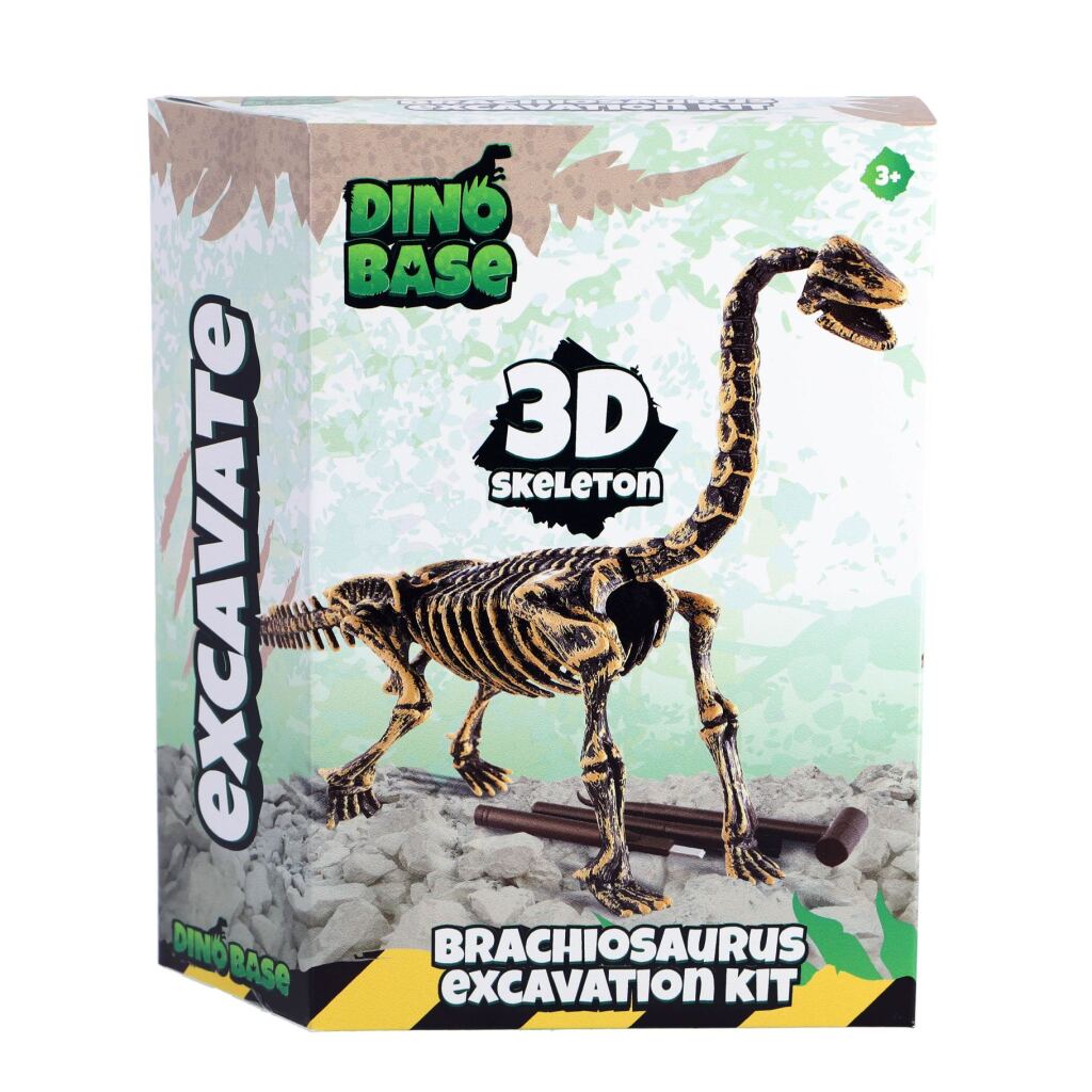Dino-Basis Dinobase Dino-Schnitzerei Brachiosaurus 3D-Set | 3 Stück