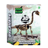 Dino-Basis Dinobase Dino-Schnitzerei Brachiosaurus 3D-Set | 3 Stück