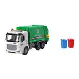 Andere Marken recyceln Müllwagen 30 cm + Licht und Ton grün weiß