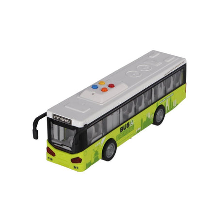Stadtbus anderer Marken 1:16 + Licht und Ton weiß grün