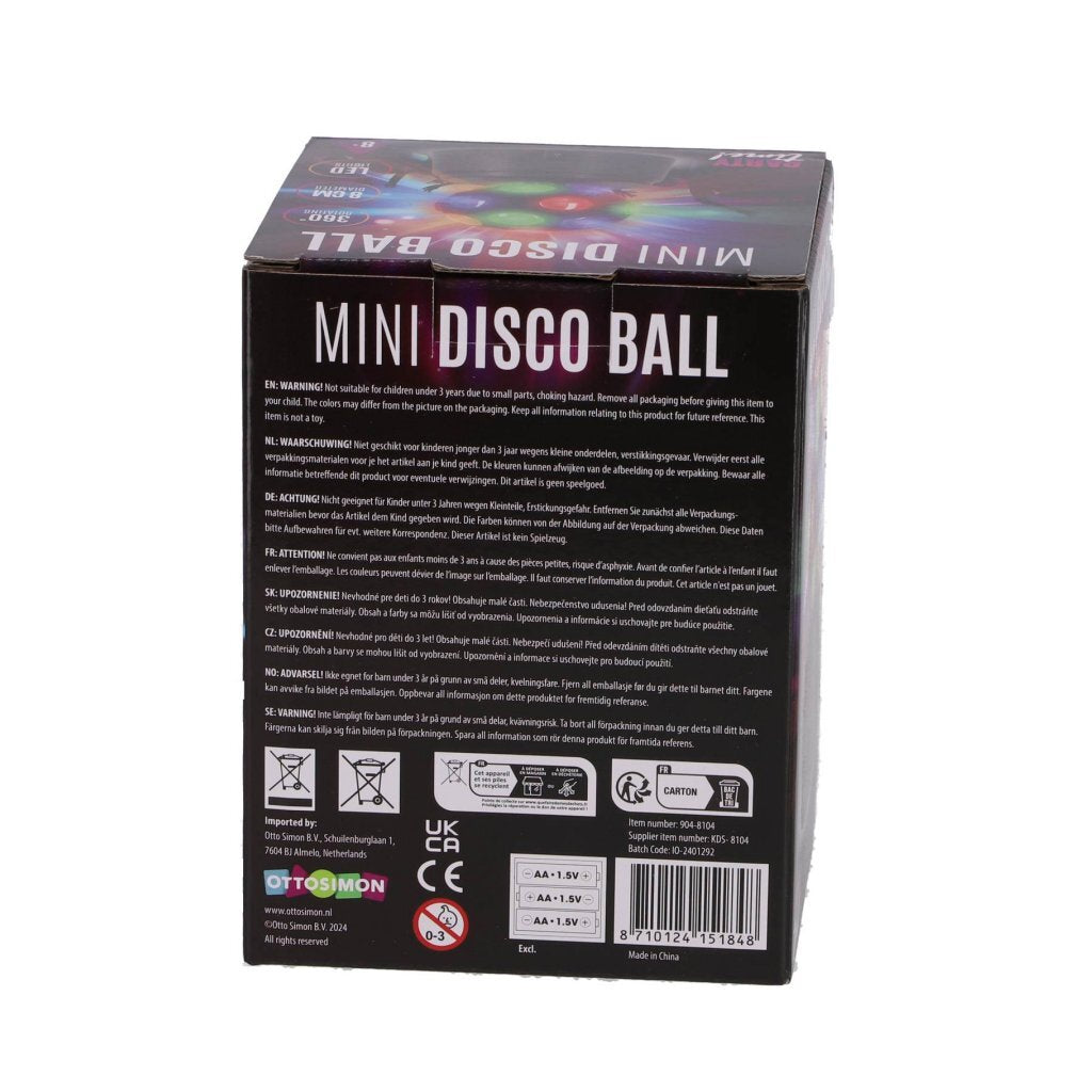 Partyzeit! Partyzeit Discokugel Mini | 4 Stück