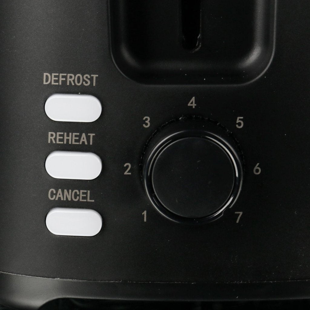 Täglicher Toaster für zu Hause, mattschwarz