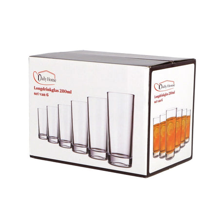 Daily Home Longdrinkglas 6er-Set | 8 Stück