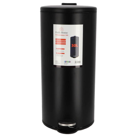 Daily Home Treteimer 30l mattschwarz