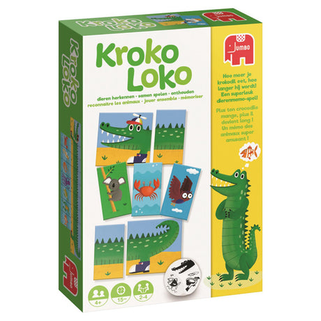 Jumbo-Kroko-Loko-Memo-Spiel zum Spielen